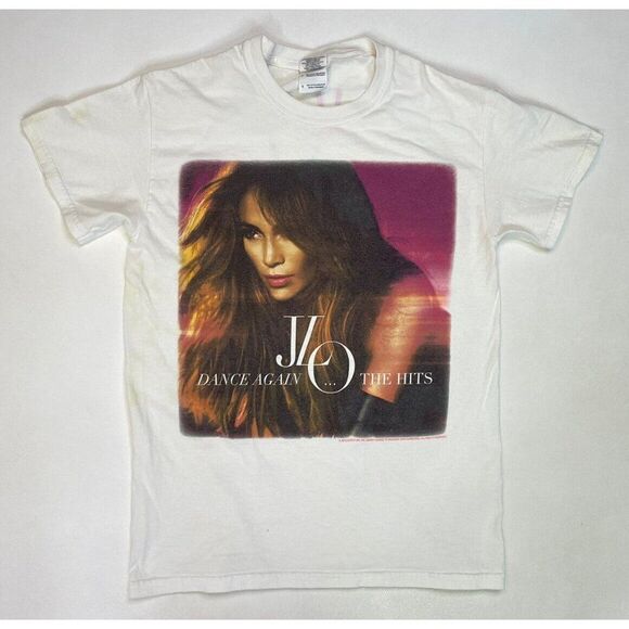 Jennifer Lopez Dance Again Summer Tour 2012 T-shirt Women Small White Music JLO - Picture 1 of 10